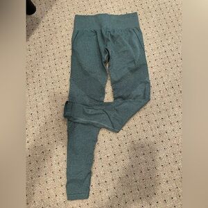 Gymshark Textured Green Leggings